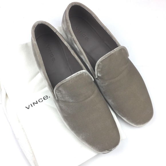 Vince Bray Loafer Shell Beige Velvet